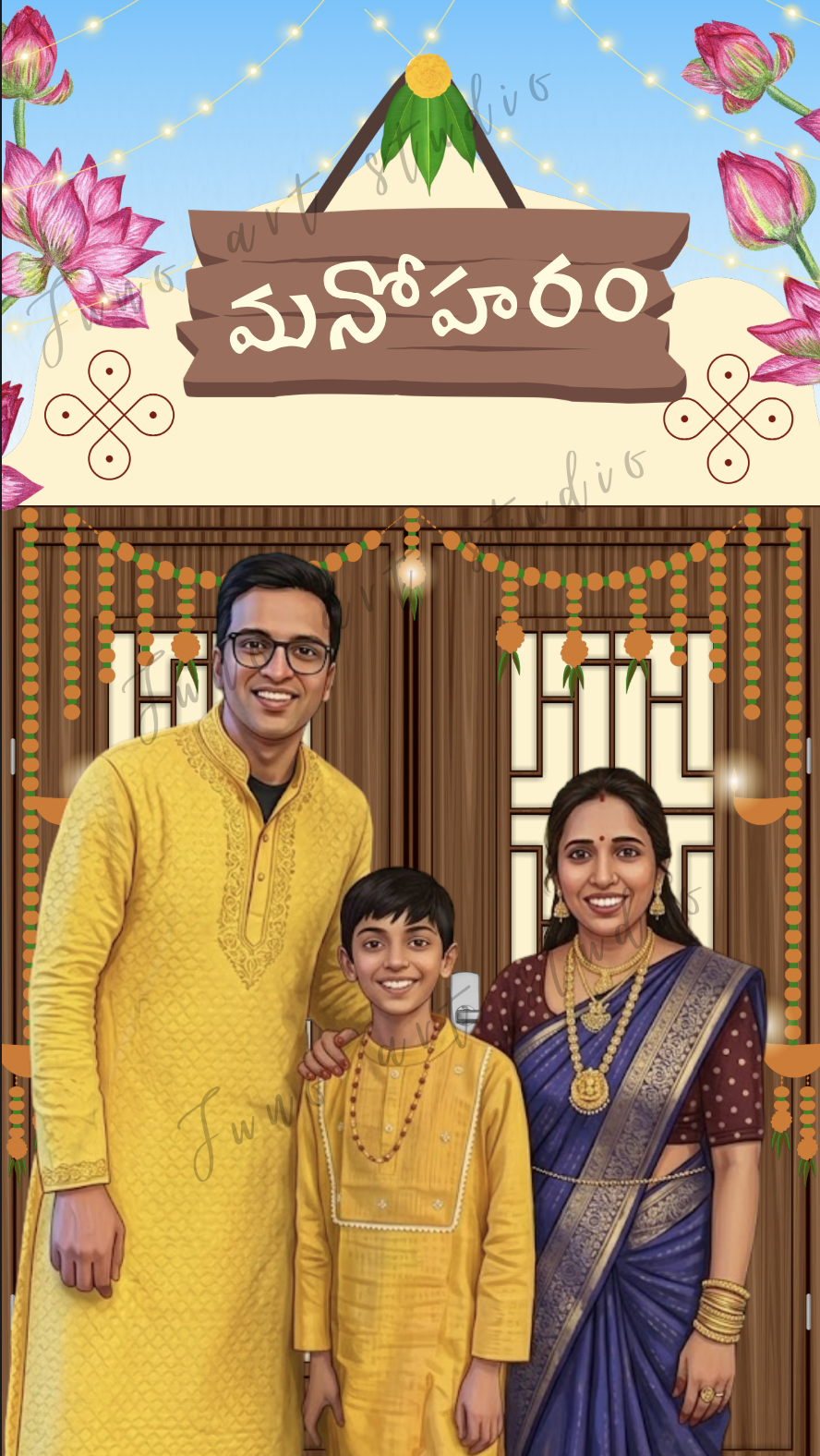 Aparna, Chandu & Arjun